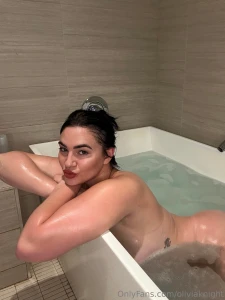 If you were here this tub would have a lot more waves in it