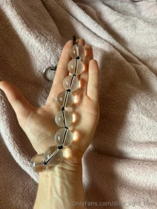 I just got these new anal beads and an anal hook and i m super excited part 1