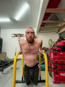 Sneak peak into some of my workout this morning now donate to my beer part 1