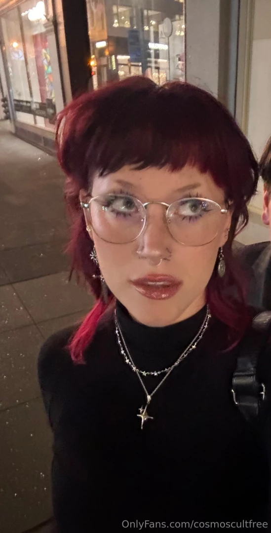 Went out on the town felt cute or whatever 
