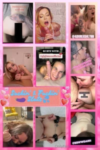 Witness 10 naughty sluts sucking and fucking their favourite cock