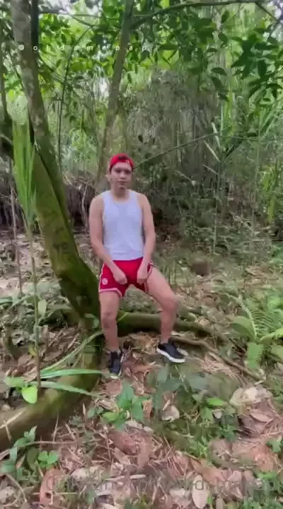 Some cock and ass play waiting for no one to catch me or maybe yes 