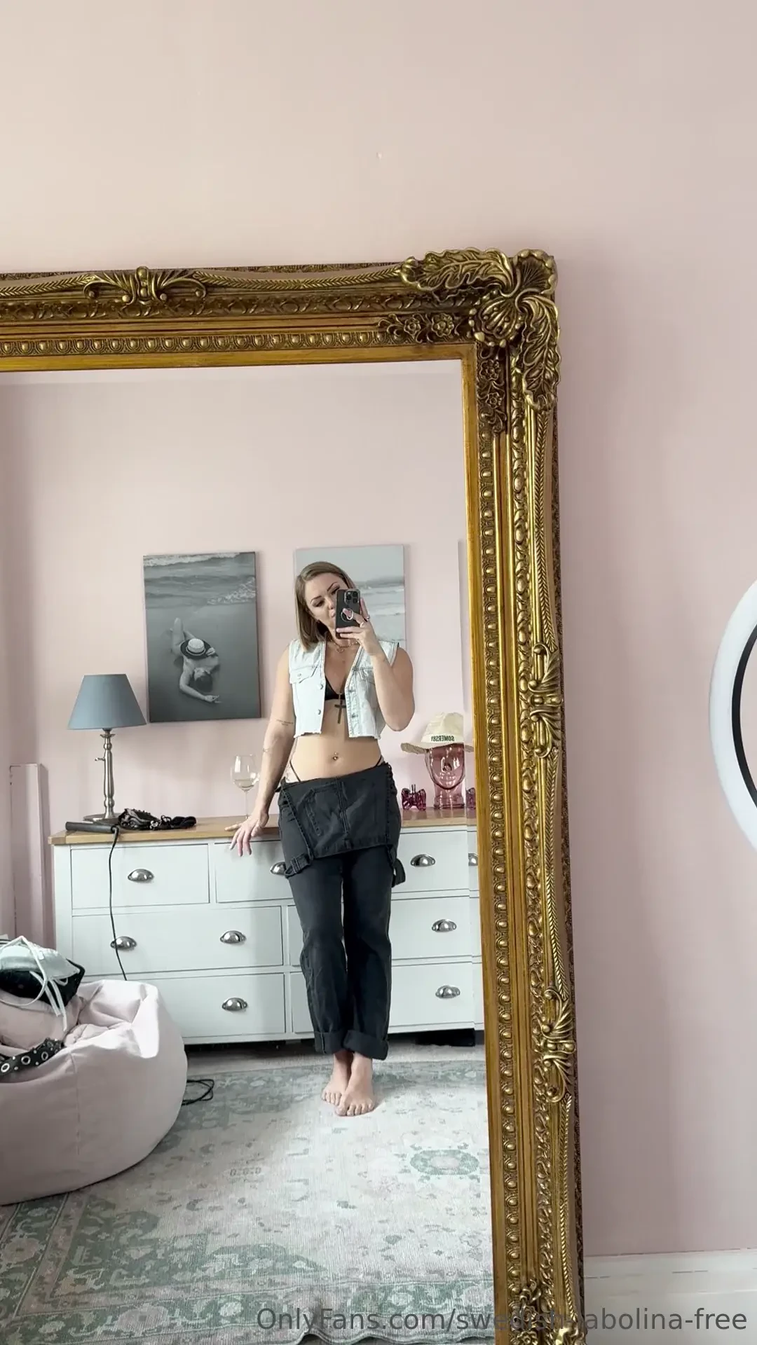 I m happiest in tiny clothing 