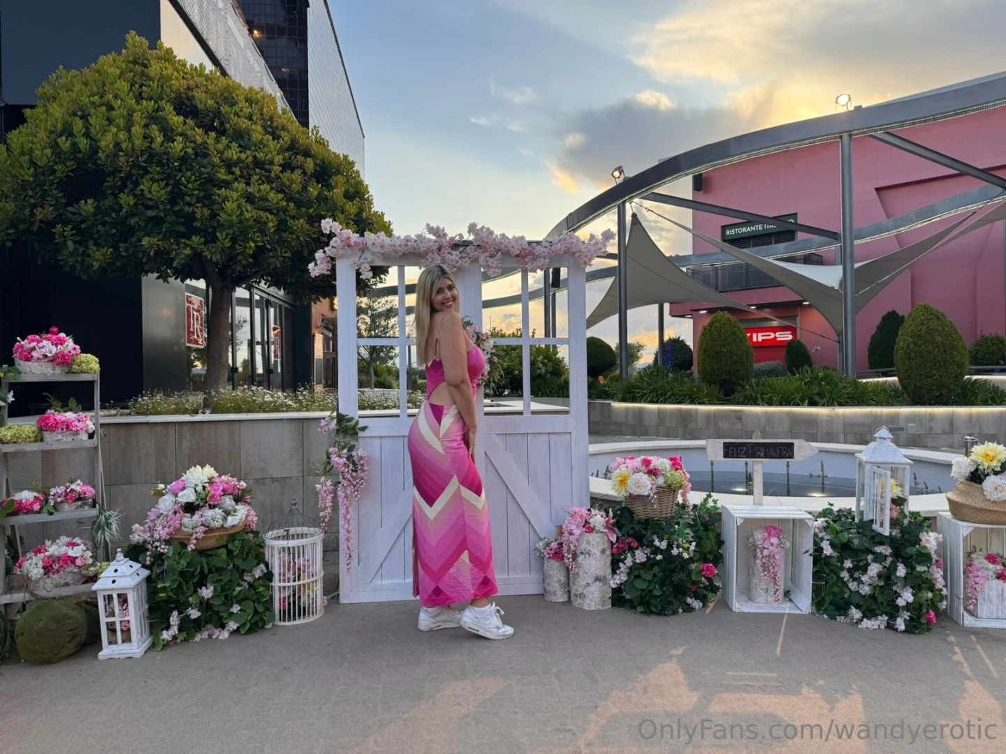 Enjoying a spring afternoon 