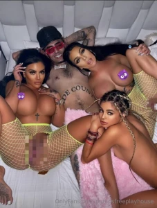 Orgy sextape lil pump da pornstar took toochi claudia and vrod back to