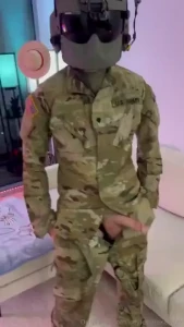New 18 year old military guy on the island was very eager to be in a
