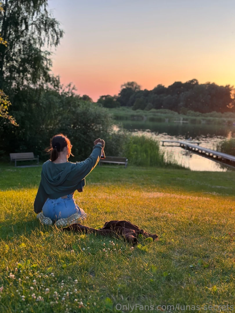 Gestern wieder einen sch nen abend am see gehabt beim fotos machen hat 