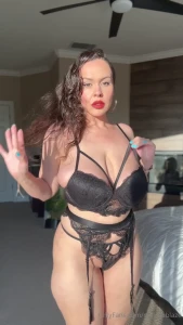 I am loving this black lingerie set black lace is one of my favorites