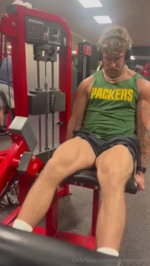 Yesterdays pump look at those sweaty muscles