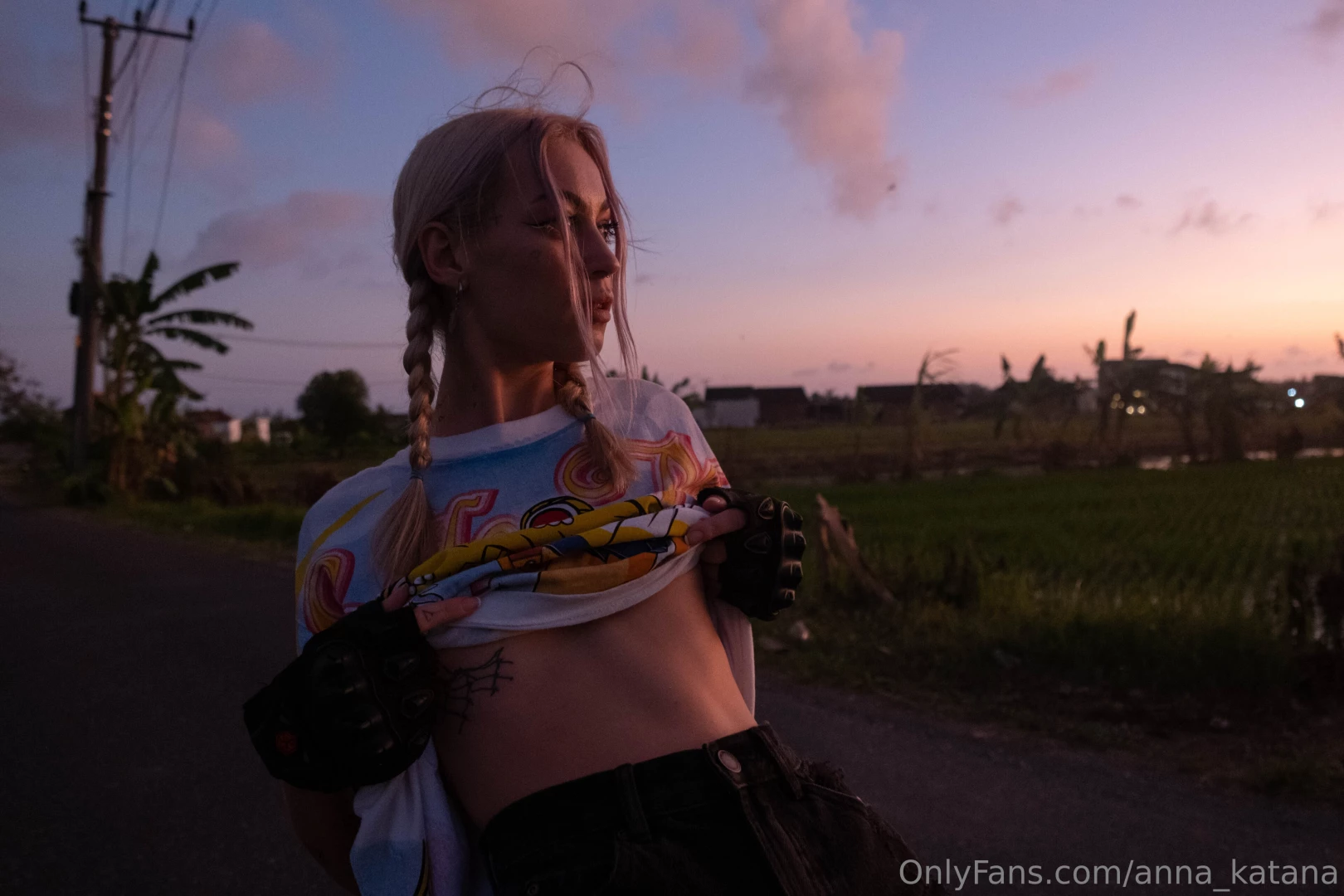 An evening walk is a great opportunity to relax enjoy the surrounding 