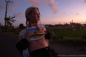 An evening walk is a great opportunity to relax enjoy the surrounding