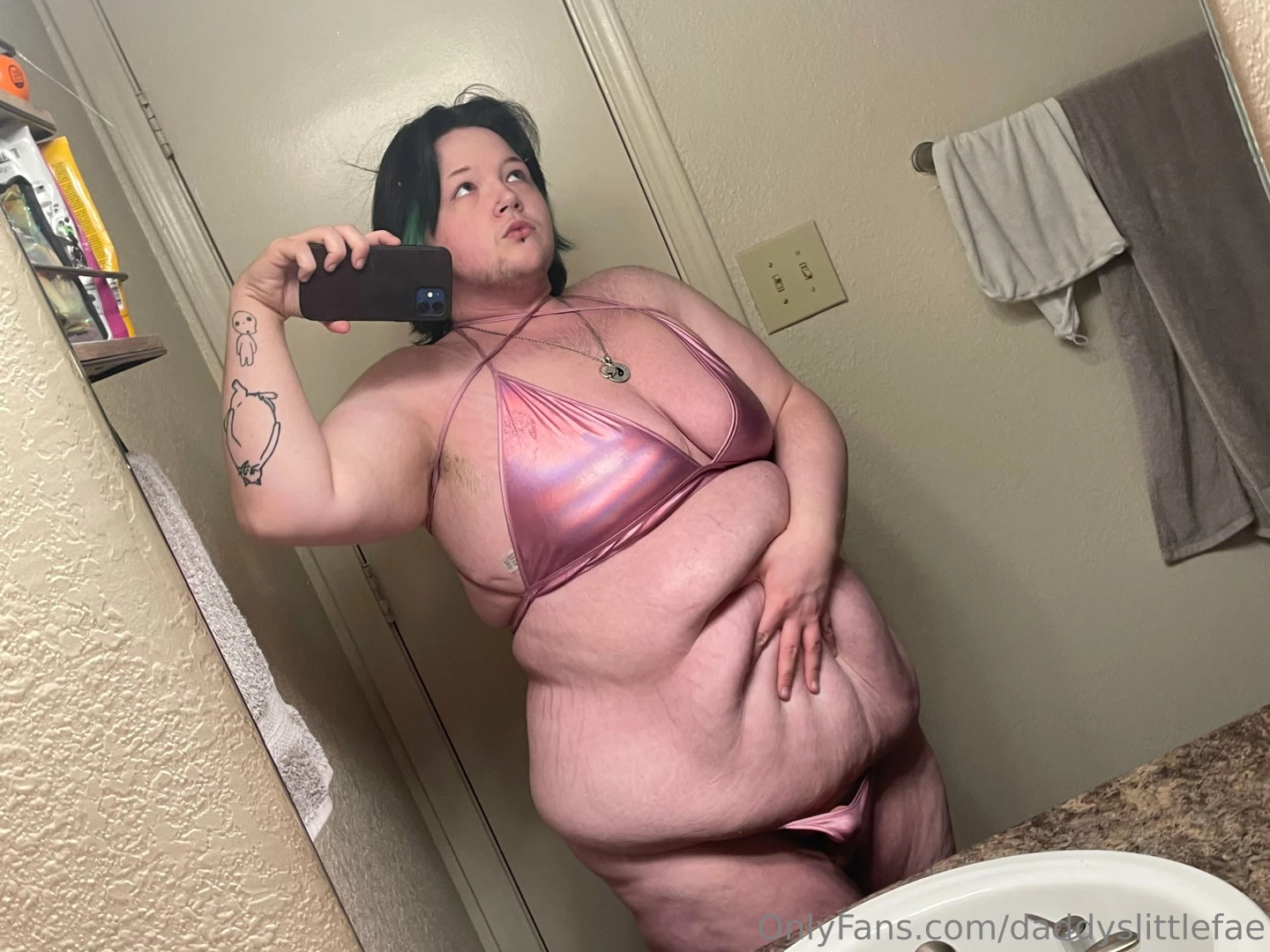 Starting off with fae s pink bikini set more of the strap-on to come part 2 