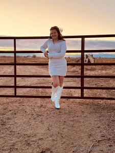 All dressed up for the ranch how cute are these boots