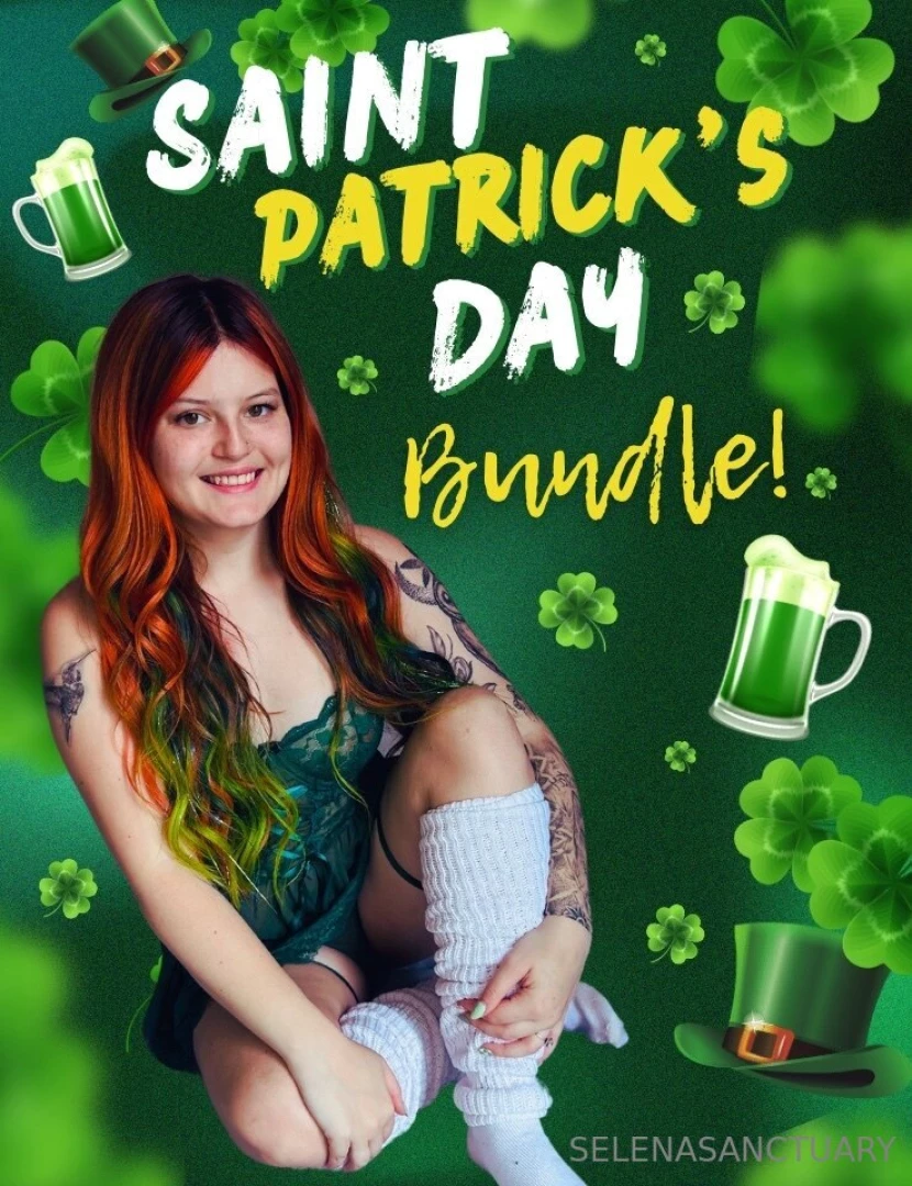 Shake your shamrocks it s the luck of the irish and your lucky day tip 