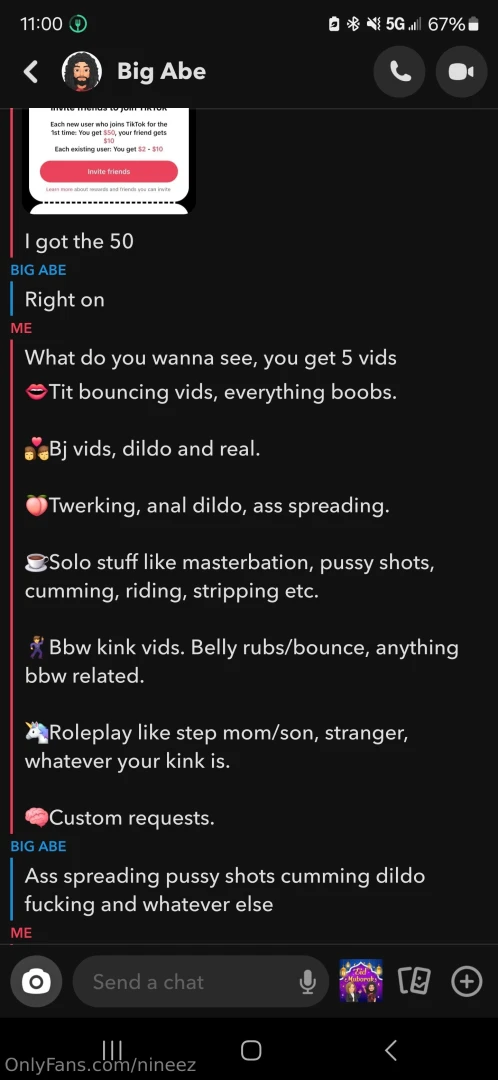 Anyone want 5 free videos of your choice message me for details or part 1 