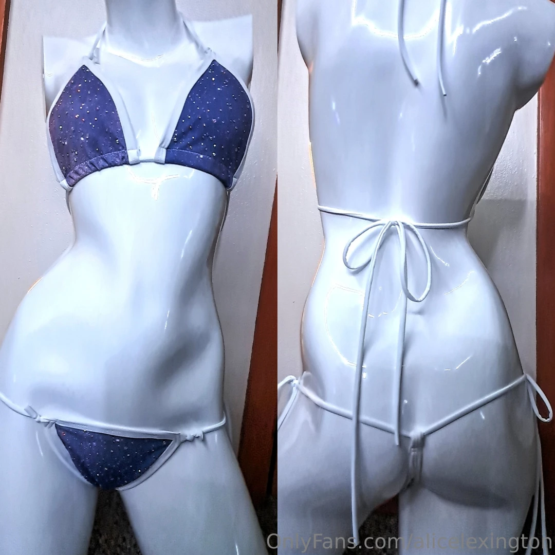 And i made a galaxy bikini too decorating it was the biggest pain in 