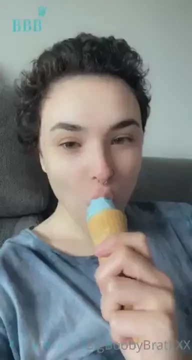 Boob and ice cream fun 