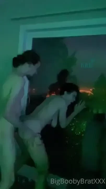 Daddy fucked me up against our glass door 