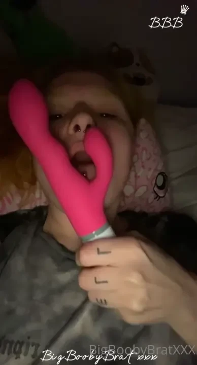 Gagging on my creamy dildos 