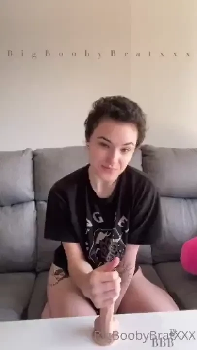 Wet and sloppy dildo blow job 