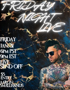Join me friday to wrap up this month with another live we are going to