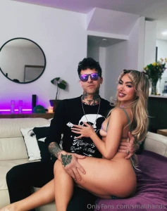 Sexy luna comes cums to visit me and blows sweet bubbles on my cock