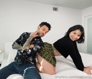 We get right to it with rough passionate sex and a creampie her tight