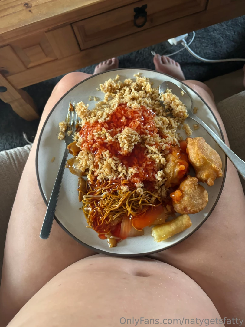 After my first portion of chinese food 