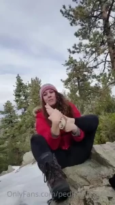 When your toesies are frozen where else do you put them than inside