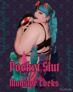 Goth slut with a big butt she s f r e e for my fans only free ppv part 4