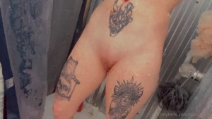 I got a little horny in the shower