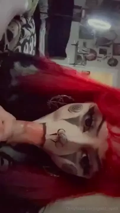 You gonna let the demonic clown girl suck you off till you cum 