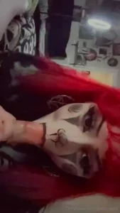 You gonna let the demonic clown girl suck you off till you cum
