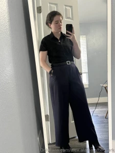 Alex looks so fancy dressed up for her new job keywords lesbian office part 2