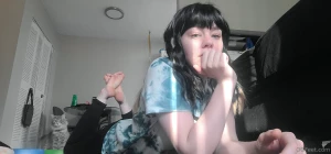 Just need my foot boy to sniff on my toes spoil me and by me clothes