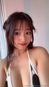 Let me be your cow girl full body including thong cow panty is part 1