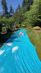 Fun in the sun just over here slippin and slidin