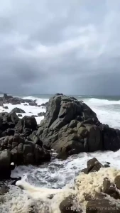 Every wave is like our emotions sometimes turbulent sometimes calm