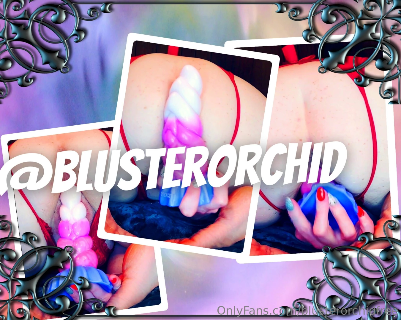 Wanna close up of my unicorn horn stretching my tiny pussy 