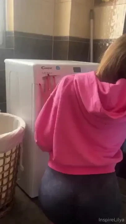 Have you seen the video of the girl getting stuck in the washing 