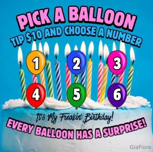 10 per balloon