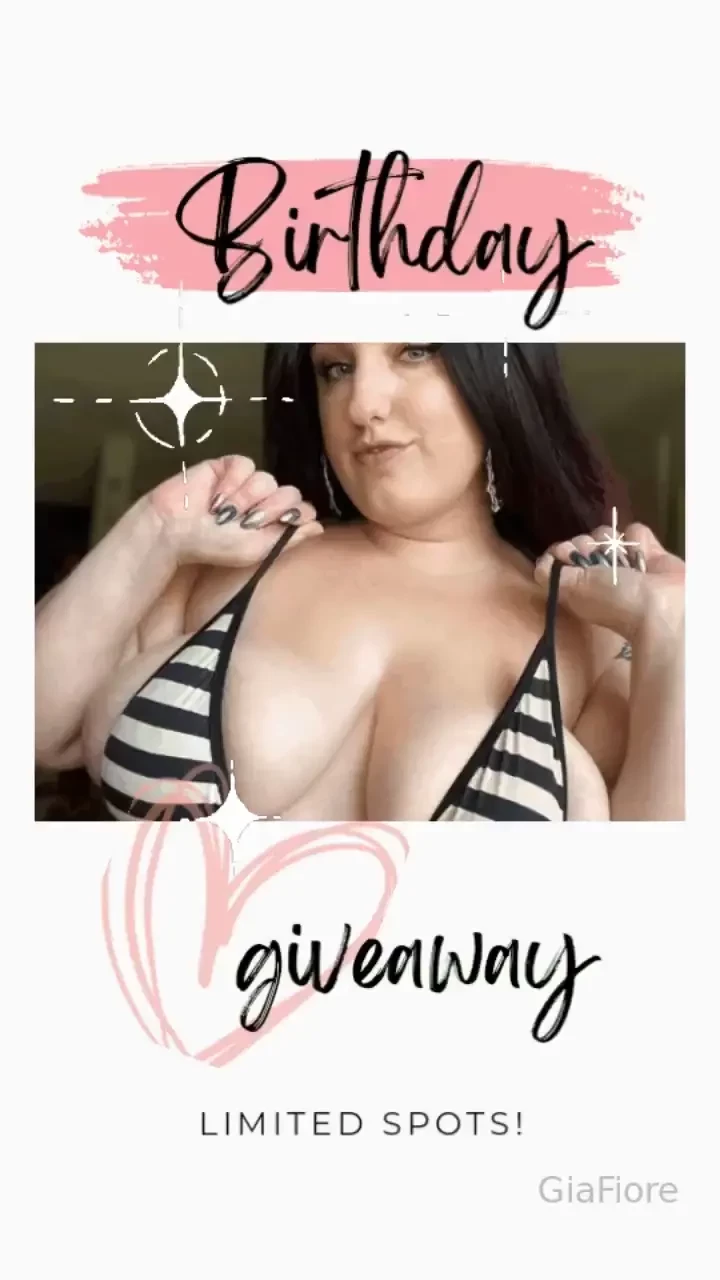 Birthday month giveaway 10 to receive your gifts added to my vip list 