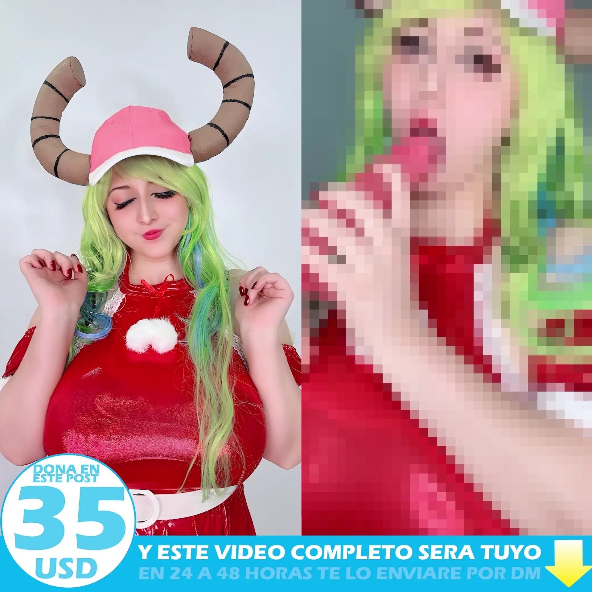 Cosplay lucoa san navide a lucoa san christmas video completo sin 