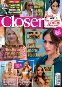 I was featured in this week s edition of closer magazine swipe twice part 2