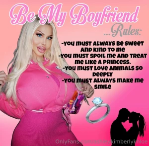 Be my boyfriend rules would you like to be my boyfriend here are the