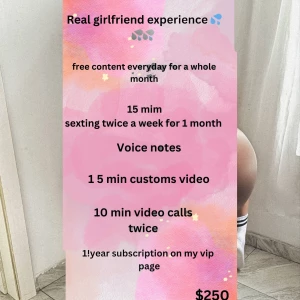 Be mine for a month or forever