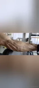 Just little bicep during workout