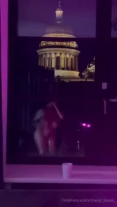 What could be better than a beautiful view out the window and at me