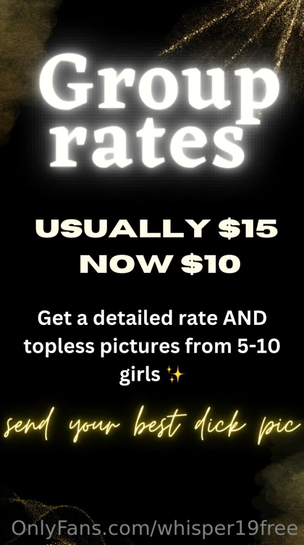 This week only upgrade to pussy pics for 15 make sure you send your 