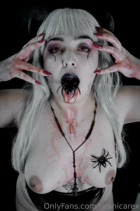 Mi transformacion de halloween llego a su forma final tu reyna alma en